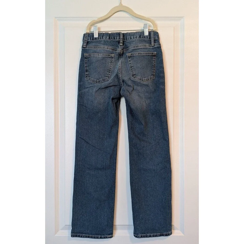 Old Navy Boys Size 10 Straight Built In Tough Flex Adjustable Waist Jeans